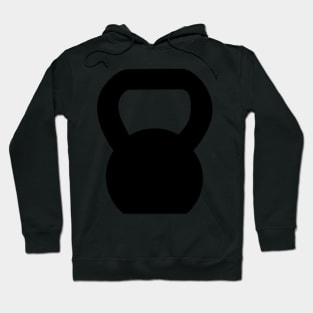 Kettlebell WOD Black Large Hoodie